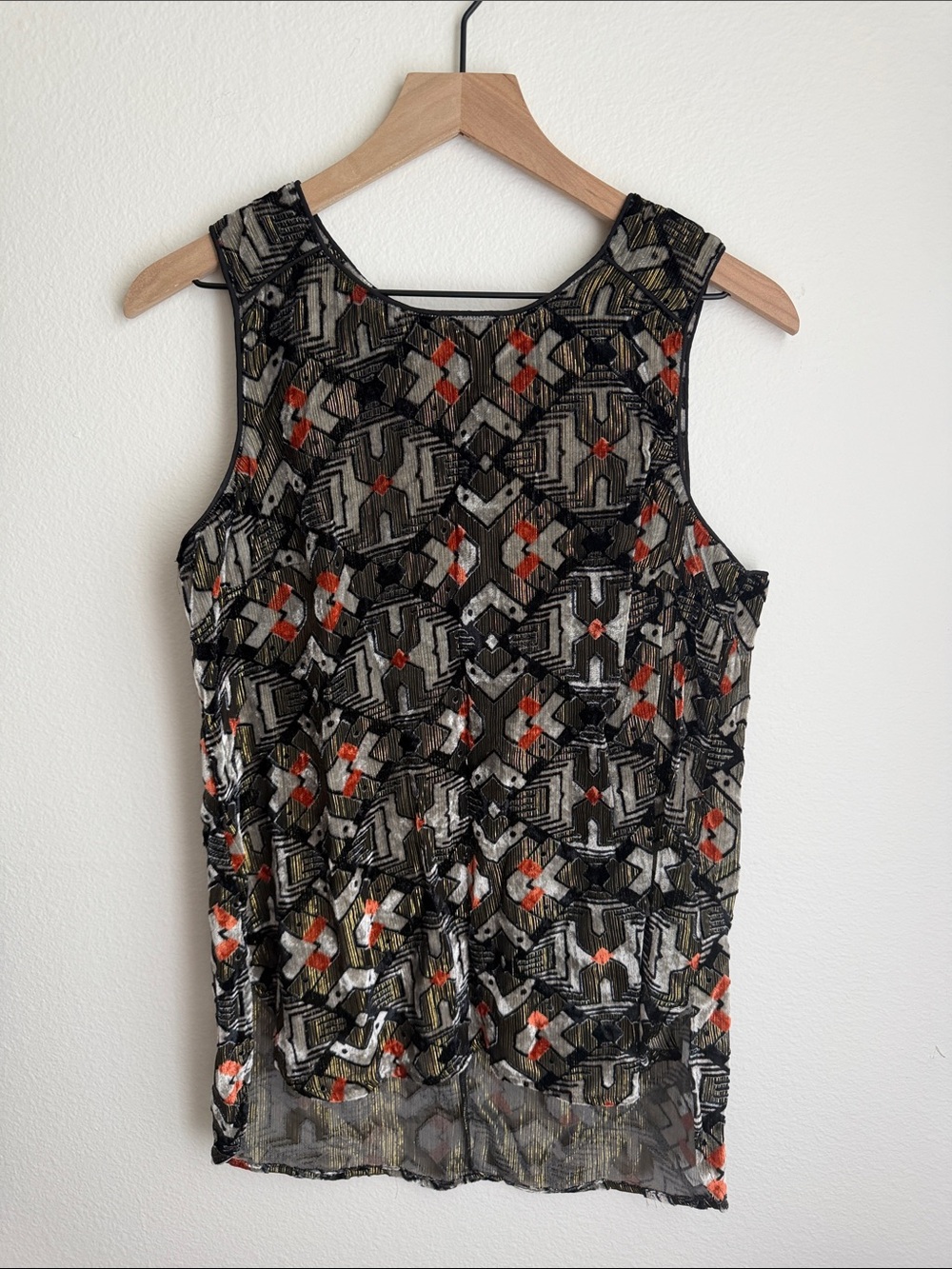 Sleeveless  Geo Pattern Top - Anthropologie